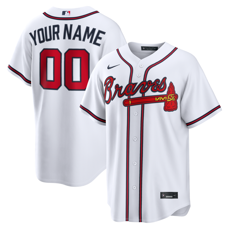 Atlanta Braves White jersey – view 1