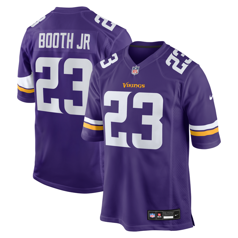 Minnesota Vikings Andrew Booth Jr. Purple jersey – view 1