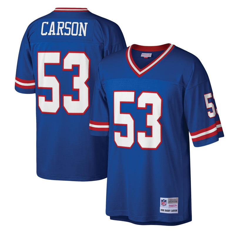 New York Giants Harry Carson Royal jersey – view 1