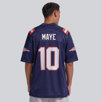 New England Patriots Drake Maye Navy jersey – view 4