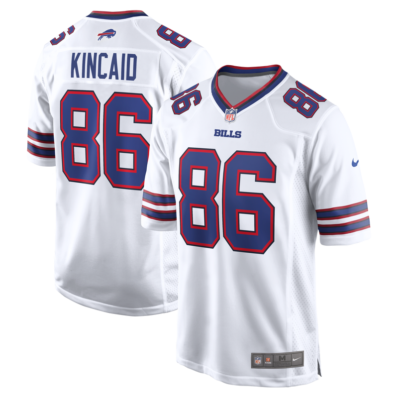 Buffalo Bills Dalton Kincaid White jersey – view 1
