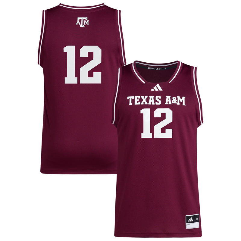 adidas Texas A&M Aggies Maroon jersey – view 1
