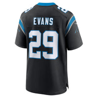 Carolina Panthers Akayleb Evans Black jersey – view 4