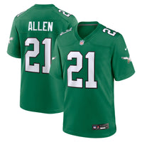 Philadelphia Eagles Eric Allen Kelly Green jersey – view 1