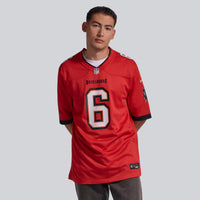 Tampa Bay Buccaneers Baker Mayfield Red jersey – view 3