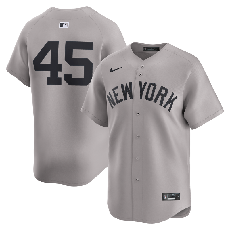 New York Yankees Gerrit Cole Gray jersey – view 1