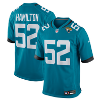 Jacksonville Jaguars DaVon Hamilton Teal jersey – view 1