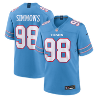 Tennessee Titans Jeffery Simmons Blue jersey – view 1