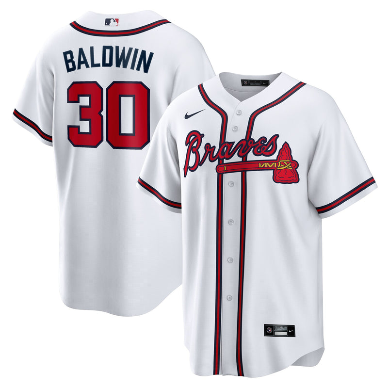 Atlanta Braves Drake Baldwin White jersey – view 1