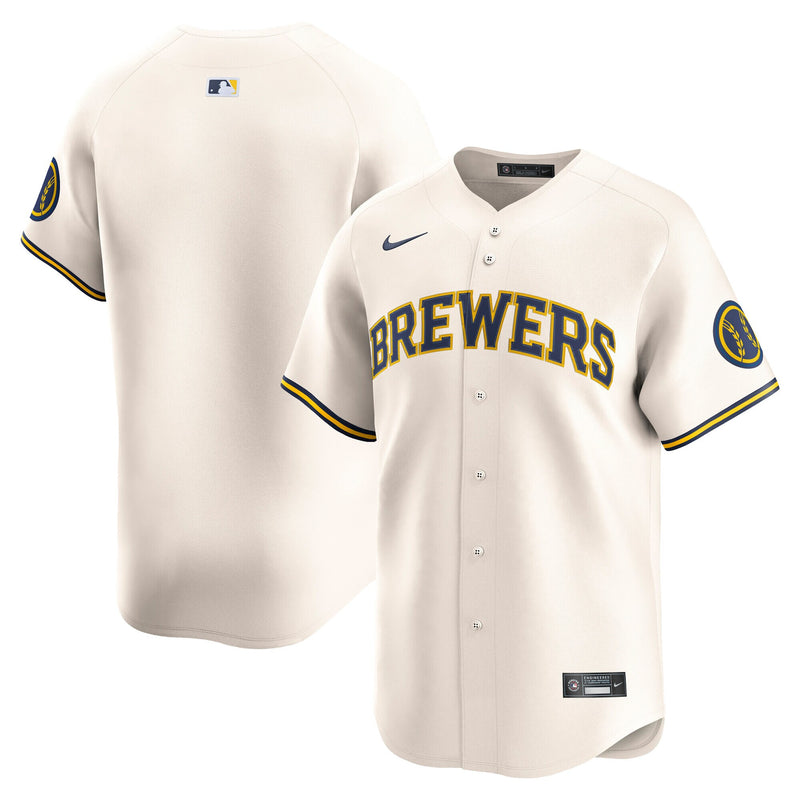 Milwaukee Brewers Cream jersey – view 1