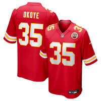 Kansas City Chiefs Christian Okoye Red jersey – view 1