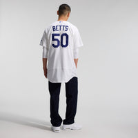 Los Angeles Dodgers Mookie Betts White jersey – view 8