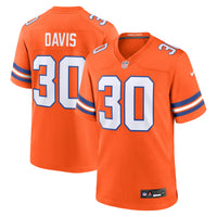 Denver Broncos Terrell Davis Orange jersey – view 1