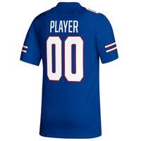 Kansas Jayhawks adidas Royal jersey – view 4