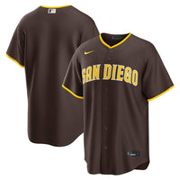 San Diego Padres Brown jersey – view 1