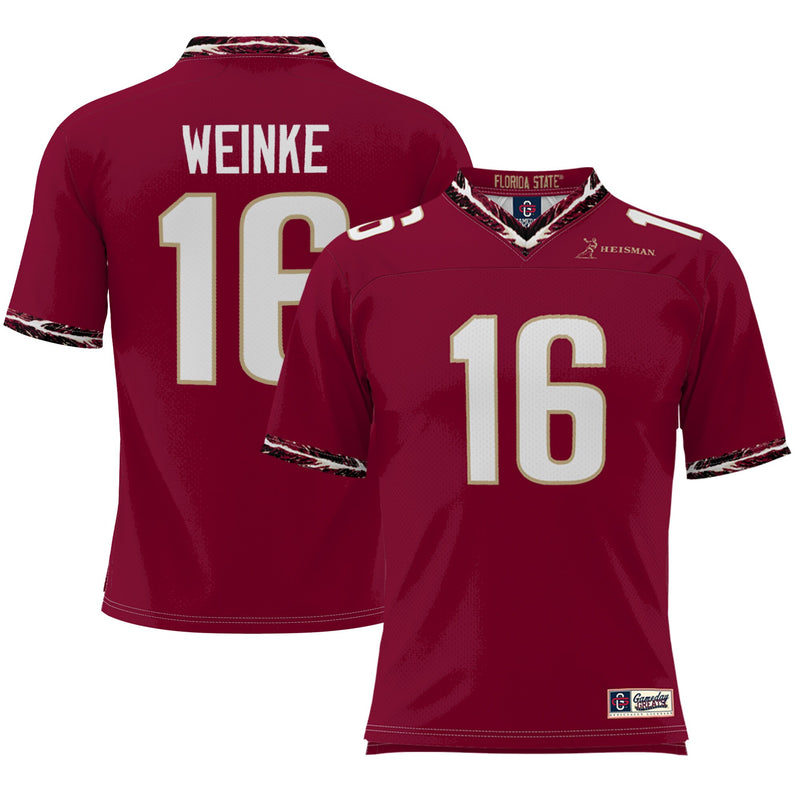 Chris Weinke Garnet Florida jersey – view 1