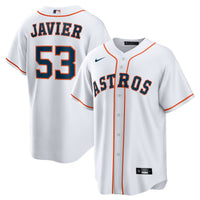Houston Astros Cristian Javier White jersey – view 1