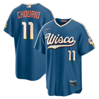 Milwaukee Brewers Jackson Chourio Blue jersey – view 1