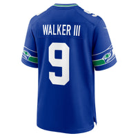 Seattle Seahawks Kenneth Walker III Royal jersey – view 4