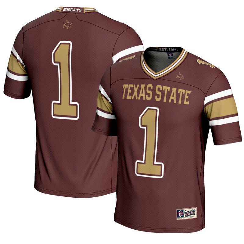 Texas State Bobcats Maroon jersey – view 1