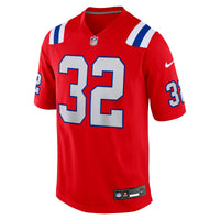 New England Patriots TreVeyon Henderson Red jersey – view 3