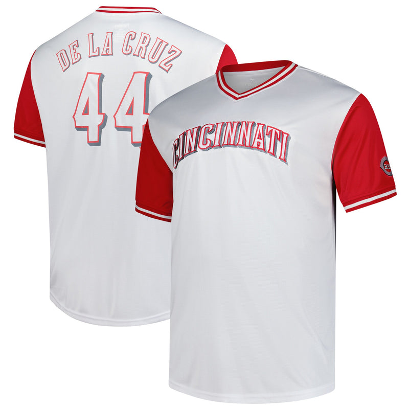 Cincinnati Reds Elly De La Cruz White jersey – view 1