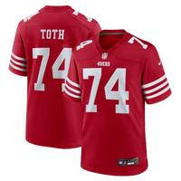 San Francisco 49ers Brett Toth Scarlet jersey – view 1