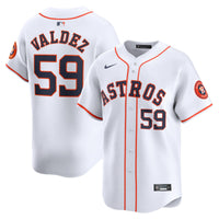 Houston Astros Framber Valdez White jersey – view 1