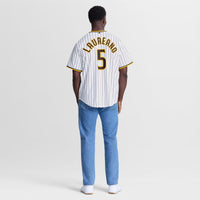 San Diego Padres Ramón Laureano White jersey – view 6