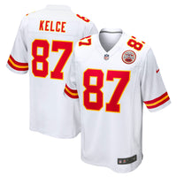 Kansas City Chiefs Travis Kelce White jersey – view 1