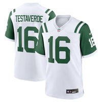 New York Jets Vinny Testaverde White jersey – view 2