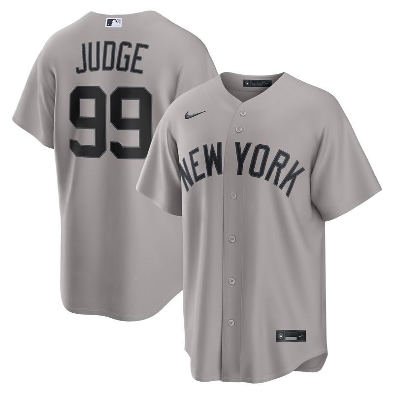 New York Yankees Aaron Judge Gray jersey – view 1