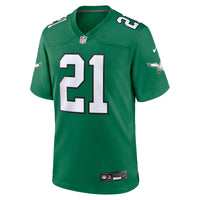 Philadelphia Eagles Eric Allen Kelly Green jersey – view 3