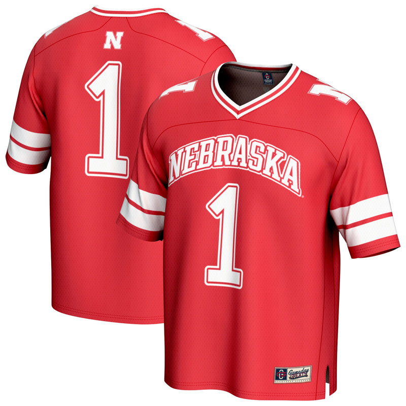 Nebraska Huskers Lightweight Collegiate Scarlet jersey – view 1
