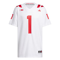 adidas Nebraska Huskers White jersey – view 6