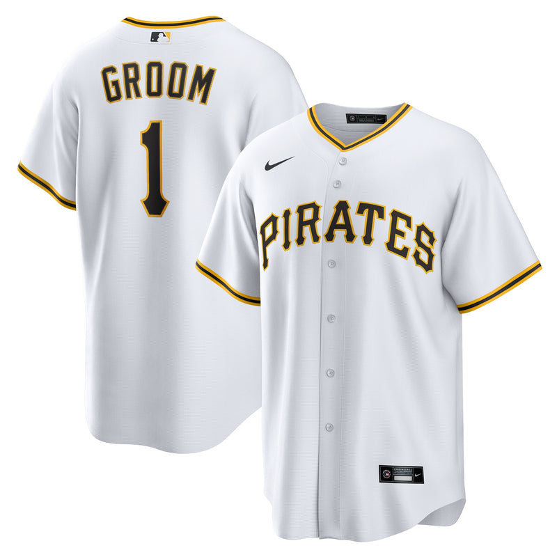 Pittsburgh Pirates White jersey – view 1