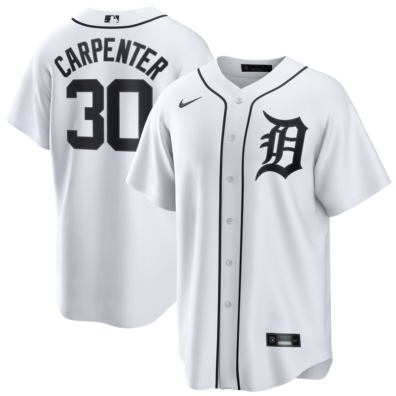 Detroit Tigers Kerry Carpenter White jersey – view 1
