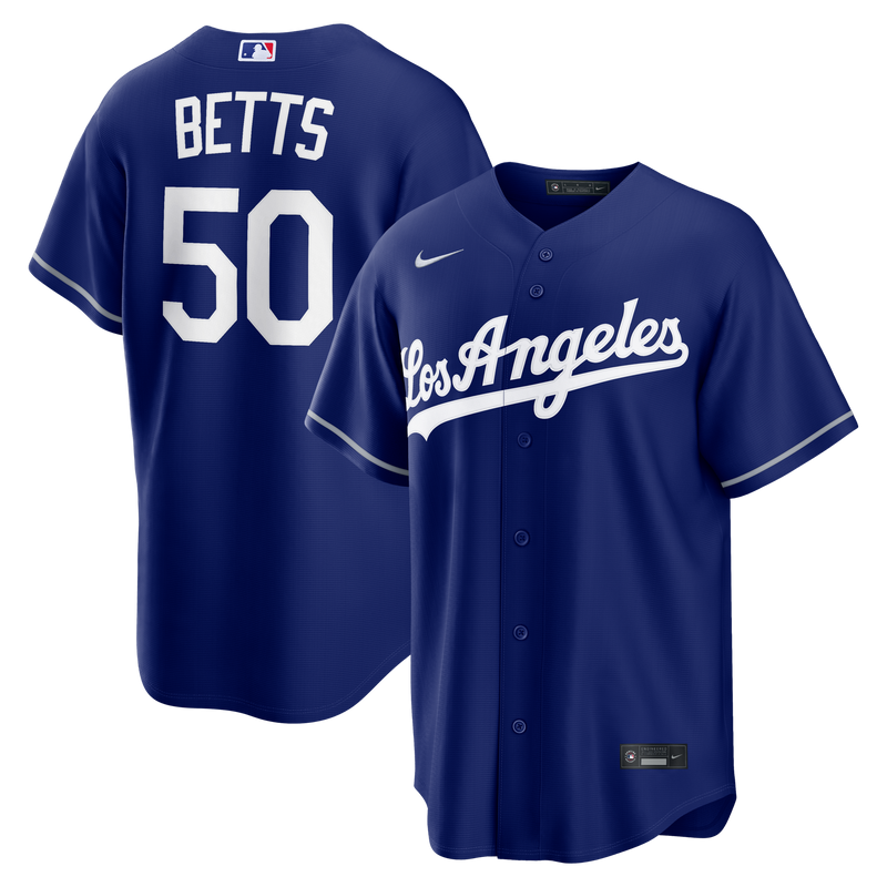 Los Angeles Dodgers Mookie Betts Royal jersey – view 1