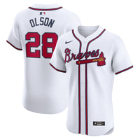 Atlanta Braves Matt Olson White jersey – view 1