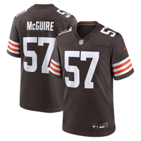 Cleveland Browns Isaiah McGuire Brown jersey – view 1