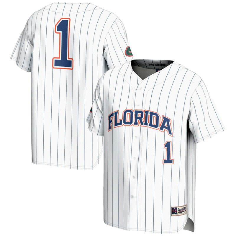 Florida Gators Lightweight Baseball White jersey – view 1
