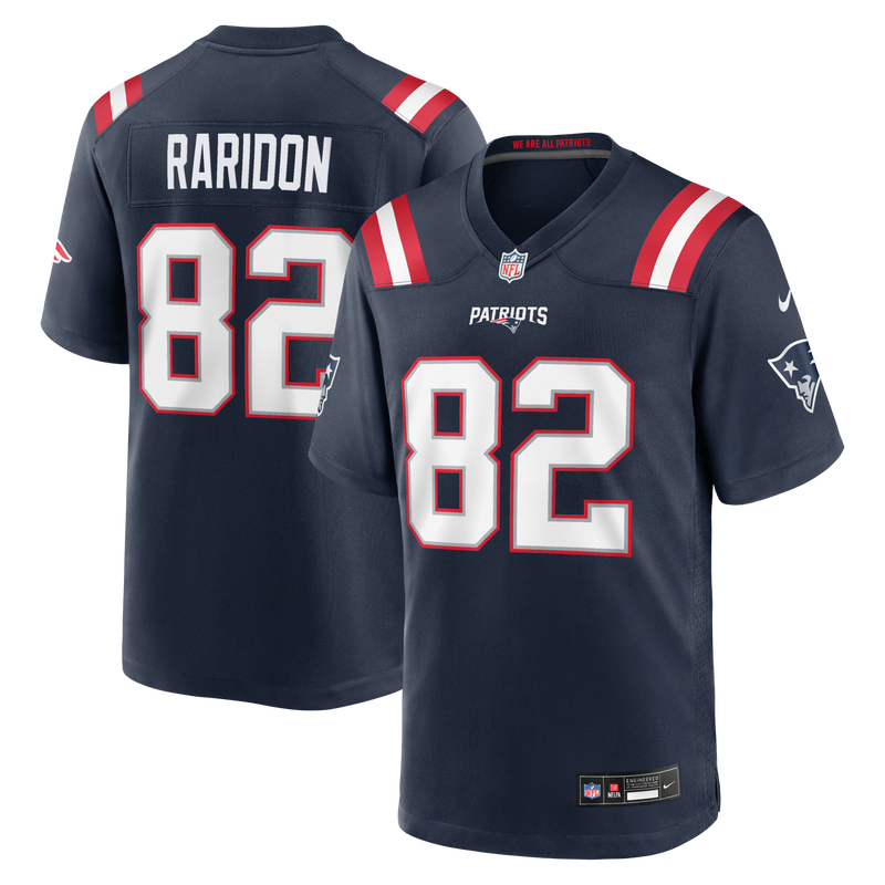 New England Patriots Eli Raridon Navy jersey – view 1