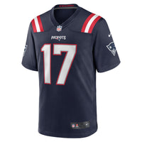 New England Patriots Bryce Baringer Navy jersey – view 3