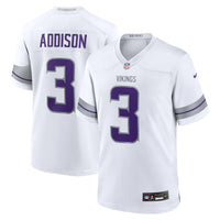Minnesota Vikings Jordan Addison White jersey – view 2