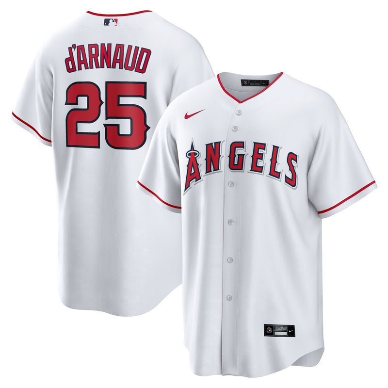 Los Angeles Angels Travis d'Arnaud White jersey – view 1