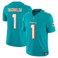 Miami Dolphins Tua Tagovailoa Aqua jersey – view 1