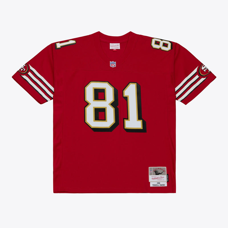 San Francisco 49ers Terrell Owens Red jersey – view 1