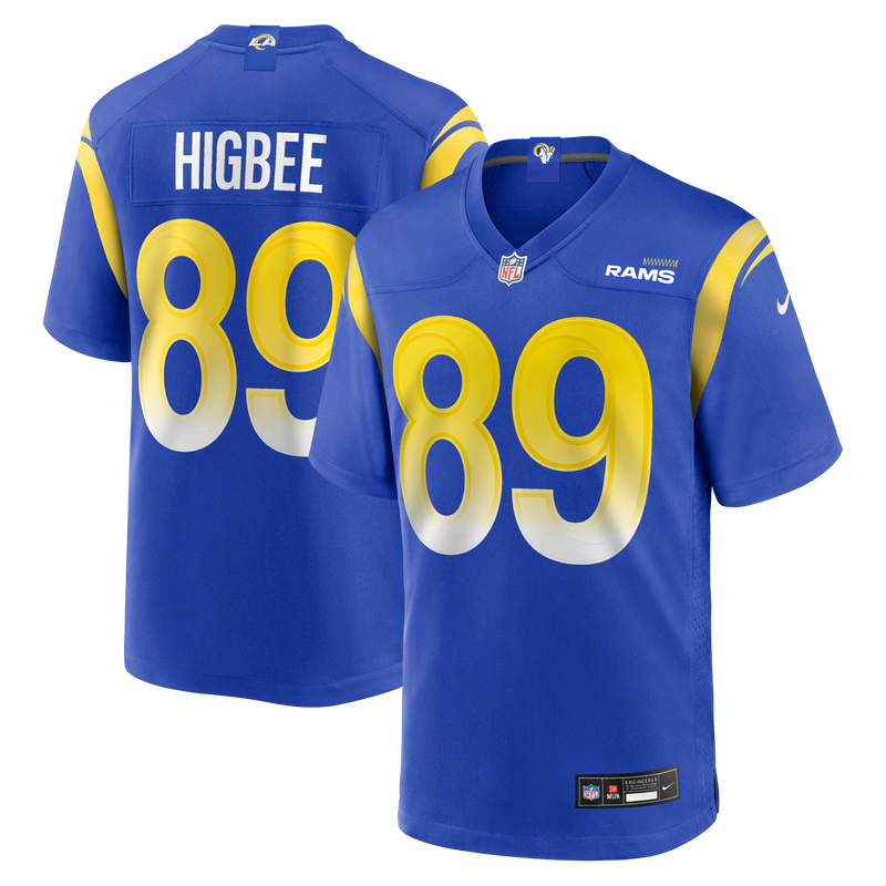 Los Angeles Rams Tyler Higbee Royal jersey – view 1