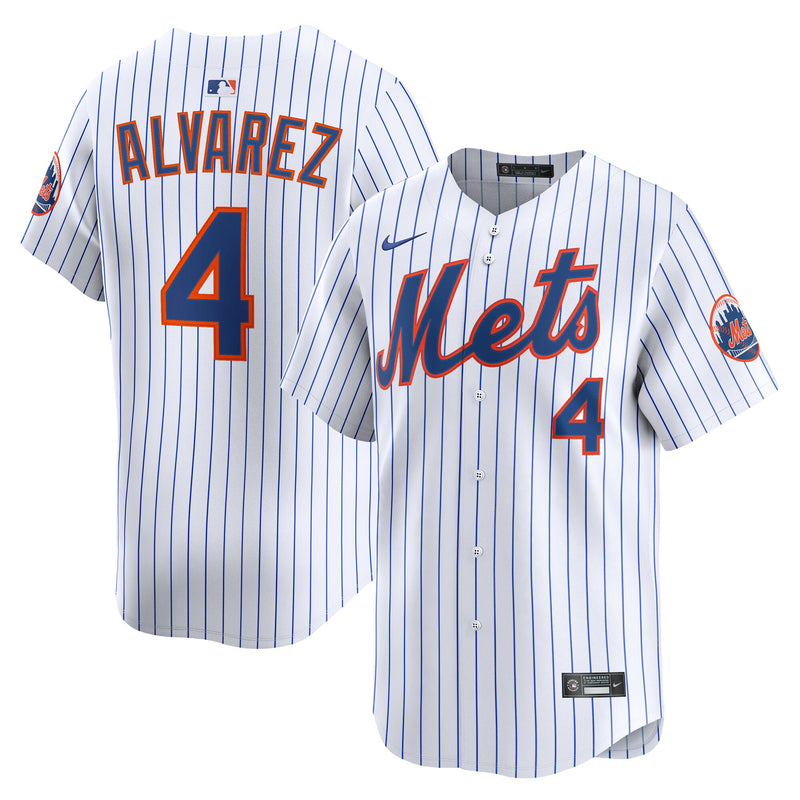 New York Mets Francisco Alvarez White jersey – view 1