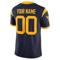 West Virginia Mountaineers Navy jersey – view 4